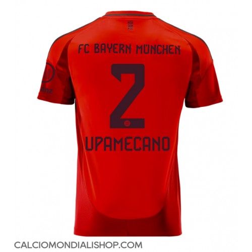 Maglie da calcio Bayern Munich Dayot Upamecano #2 Prima Maglia 2024-25 Manica Corta